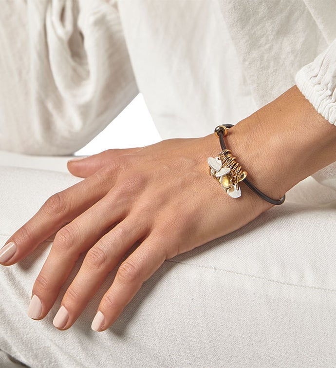 The Giving Heart Pillow and Charm Bracelet